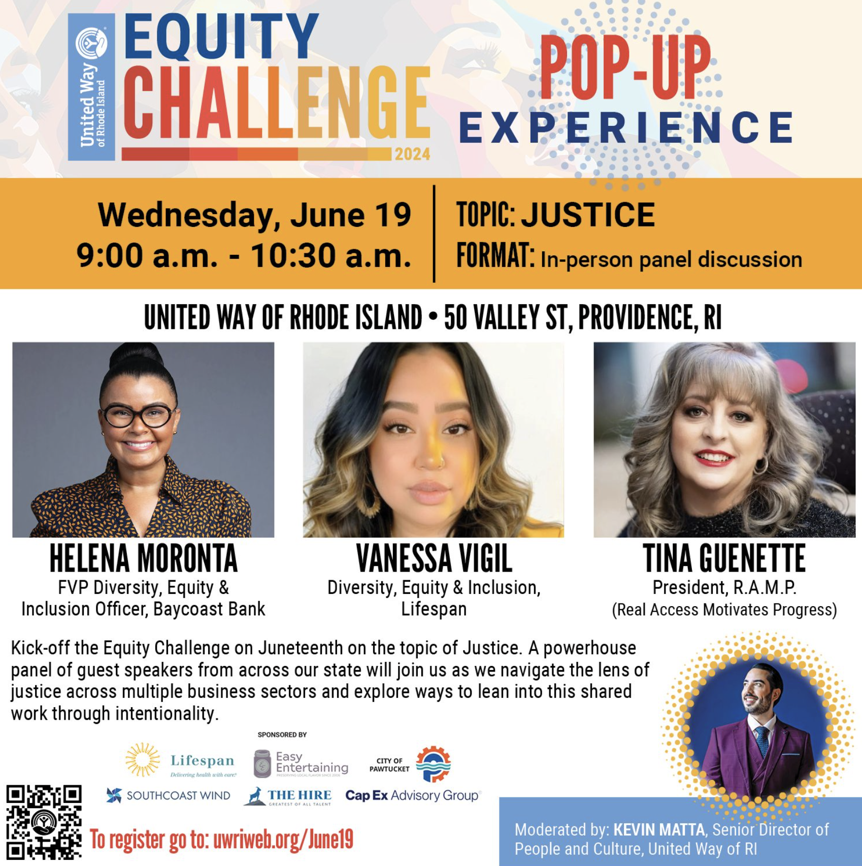 United Way of Rhode Island's Equity Challenge Pop Up